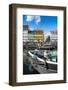 Fishing Boats in Nyhavn, 17th Century Waterfront, Copenhagen, Denmark, Scandinavia, Europe-Michael Runkel-Framed Photographic Print