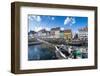 Fishing Boats in Nyhavn, 17th Century Waterfront, Copenhagen, Denmark, Scandinavia, Europe-Michael Runkel-Framed Photographic Print