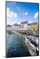 Fishing Boats in Nyhavn, 17th Century Waterfront, Copenhagen, Denmark, Scandinavia, Europe-Michael Runkel-Mounted Photographic Print