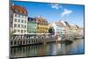 Fishing Boats in Nyhavn, 17th Century Waterfront, Copenhagen, Denmark, Scandinavia, Europe-Michael Runkel-Mounted Photographic Print