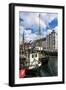 Fishing Boats in Nyhavn, 17th Century Waterfront, Copenhagen, Denmark-Michael Runkel-Framed Photographic Print