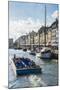 Fishing Boats in Nyhavn, 17th Century Waterfront, Copenhagen, Denmark-Michael Runkel-Mounted Photographic Print