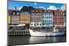 Fishing Boats in Nyhavn, 17th Century Waterfront, Copenhagen, Denmark-Michael Runkel-Mounted Photographic Print