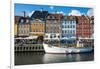 Fishing Boats in Nyhavn, 17th Century Waterfront, Copenhagen, Denmark-Michael Runkel-Framed Photographic Print