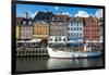 Fishing Boats in Nyhavn, 17th Century Waterfront, Copenhagen, Denmark-Michael Runkel-Framed Photographic Print