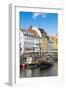 Fishing Boats in Nyhavn, 17th Century Waterfront, Copernhagen, Denmark, Scandinavia, Europe-Michael Runkel-Framed Photographic Print