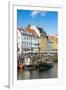 Fishing Boats in Nyhavn, 17th Century Waterfront, Copernhagen, Denmark, Scandinavia, Europe-Michael Runkel-Framed Photographic Print