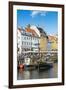 Fishing Boats in Nyhavn, 17th Century Waterfront, Copernhagen, Denmark, Scandinavia, Europe-Michael Runkel-Framed Photographic Print