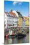 Fishing Boats in Nyhavn, 17th Century Waterfront, Copernhagen, Denmark, Scandinavia, Europe-Michael Runkel-Mounted Photographic Print