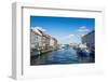 Fishing Boats in Nyhavn, 17th Century Waterfront, Copernhagen, Denmark, Scandinavia, Europe-Michael Runkel-Framed Photographic Print