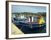 Fishing Boats in Port at Santa Teresa Di Gallura on the Island of Sardinia, Italy, Mediterranean-Terry Sheila-Framed Photographic Print