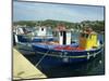 Fishing Boats in Port at Santa Teresa Di Gallura on the Island of Sardinia, Italy, Mediterranean-Terry Sheila-Mounted Photographic Print