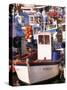 Fishing Boats in Port, Concarneau, Brittany, France-Nick Wood-Stretched Canvas