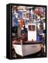 Fishing Boats in Port, Concarneau, Brittany, France-Nick Wood-Framed Stretched Canvas