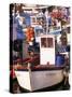 Fishing Boats in Port, Concarneau, Brittany, France-Nick Wood-Stretched Canvas