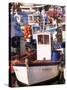 Fishing Boats in Port, Concarneau, Brittany, France-Nick Wood-Stretched Canvas