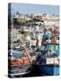 Fishing Boats in Port, Tangier, Morocco, North Africa, Africa-Charles Bowman-Stretched Canvas