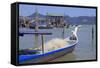 Fishing Boats in Porto Malai, Chenang City, Langkawi Island, Malaysia, Southeast Asia, Asia-Richard Cummins-Framed Stretched Canvas