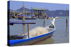 Fishing Boats in Porto Malai, Chenang City, Langkawi Island, Malaysia, Southeast Asia, Asia-Richard Cummins-Stretched Canvas