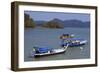 Fishing Boats in Porto Malai, Chenang City, Langkawi Island, Malaysia, Southeast Asia, Asia-Richard Cummins-Framed Photographic Print