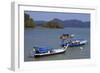 Fishing Boats in Porto Malai, Chenang City, Langkawi Island, Malaysia, Southeast Asia, Asia-Richard Cummins-Framed Photographic Print