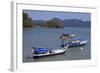 Fishing Boats in Porto Malai, Chenang City, Langkawi Island, Malaysia, Southeast Asia, Asia-Richard Cummins-Framed Photographic Print