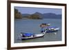 Fishing Boats in Porto Malai, Chenang City, Langkawi Island, Malaysia, Southeast Asia, Asia-Richard Cummins-Framed Photographic Print