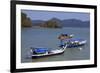 Fishing Boats in Porto Malai, Chenang City, Langkawi Island, Malaysia, Southeast Asia, Asia-Richard Cummins-Framed Photographic Print