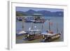 Fishing Boats in Porto Malai, Chenang City, Langkawi Island, Malaysia, Southeast Asia, Asia-Richard Cummins-Framed Photographic Print