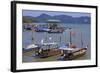 Fishing Boats in Porto Malai, Chenang City, Langkawi Island, Malaysia, Southeast Asia, Asia-Richard Cummins-Framed Photographic Print