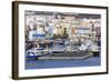 Fishing Boats in Santa Catalina Port-Richard Cummins-Framed Photographic Print