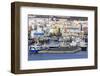 Fishing Boats in Santa Catalina Port-Richard Cummins-Framed Photographic Print