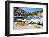 Fishing Boats in Sipan Harbor-Matthew Williams-Ellis-Framed Photographic Print