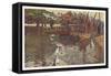 Fishing Boats in Tarbert Harbour, Loch Fyne-null-Framed Stretched Canvas