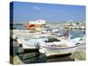 Fishing Boats in the Fishing Harbour, Tyre (Sour), Lebanon, Middle East-Gavin Hellier-Stretched Canvas