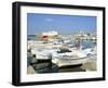 Fishing Boats in the Fishing Harbour, Tyre (Sour), Lebanon, Middle East-Gavin Hellier-Framed Photographic Print