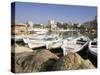 Fishing Boats in the Fishing Harbour, Tyre (Sour), the South, Lebanon, Middle East-Gavin Hellier-Stretched Canvas