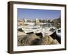 Fishing Boats in the Fishing Harbour, Tyre (Sour), the South, Lebanon, Middle East-Gavin Hellier-Framed Photographic Print