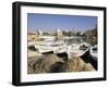 Fishing Boats in the Fishing Harbour, Tyre (Sour), the South, Lebanon, Middle East-Gavin Hellier-Framed Photographic Print