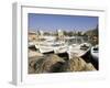 Fishing Boats in the Fishing Harbour, Tyre (Sour), the South, Lebanon, Middle East-Gavin Hellier-Framed Photographic Print