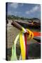 Fishing Boats in the Gulf of Thailand on the Island of Ko Samui, Thailand-David R. Frazier-Stretched Canvas