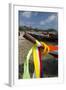 Fishing Boats in the Gulf of Thailand on the Island of Ko Samui, Thailand-David R. Frazier-Framed Photographic Print