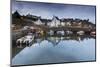 Fishing Boats in the Harbour at Crail at Dusk, East Neuk, Fife, Scotland, United Kingdom, Europe-Andrew Sproule-Mounted Photographic Print