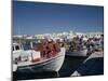 Fishing Boats in the Harbour at Naoussa on Paros, Cyclades Islands, Greek Islands, Greece, Europe-Thouvenin Guy-Mounted Photographic Print