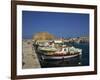 Fishing Boats in the Harbour at Paphos, Cyprus, Mediterranean, Europe-Miller John-Framed Photographic Print