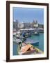 Fishing Boats in the Harbour, Marsaxlokk, Malta-Peter Thompson-Framed Photographic Print