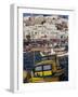 Fishing Boats in the Harbour, Naxos, Cyclades Islands, Greek Islands, Greece-Thouvenin Guy-Framed Photographic Print