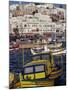 Fishing Boats in the Harbour, Naxos, Cyclades Islands, Greek Islands, Greece-Thouvenin Guy-Mounted Photographic Print