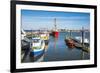 Fishing Boats in the Harbour of Cuxhaven, Lower Saxony, Germany, Europe-Michael Runkel-Framed Photographic Print