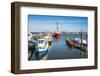 Fishing Boats in the Harbour of Cuxhaven, Lower Saxony, Germany, Europe-Michael Runkel-Framed Photographic Print